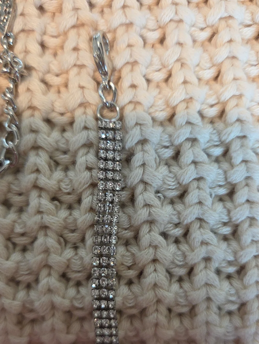 BA&SH BEAH Crystal Embellished Waist Chain Belt - Silver Tone SIZE XS